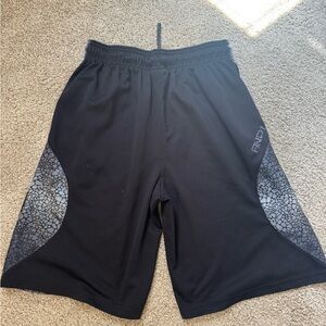 AND1 Men's Black Athletic Shorts